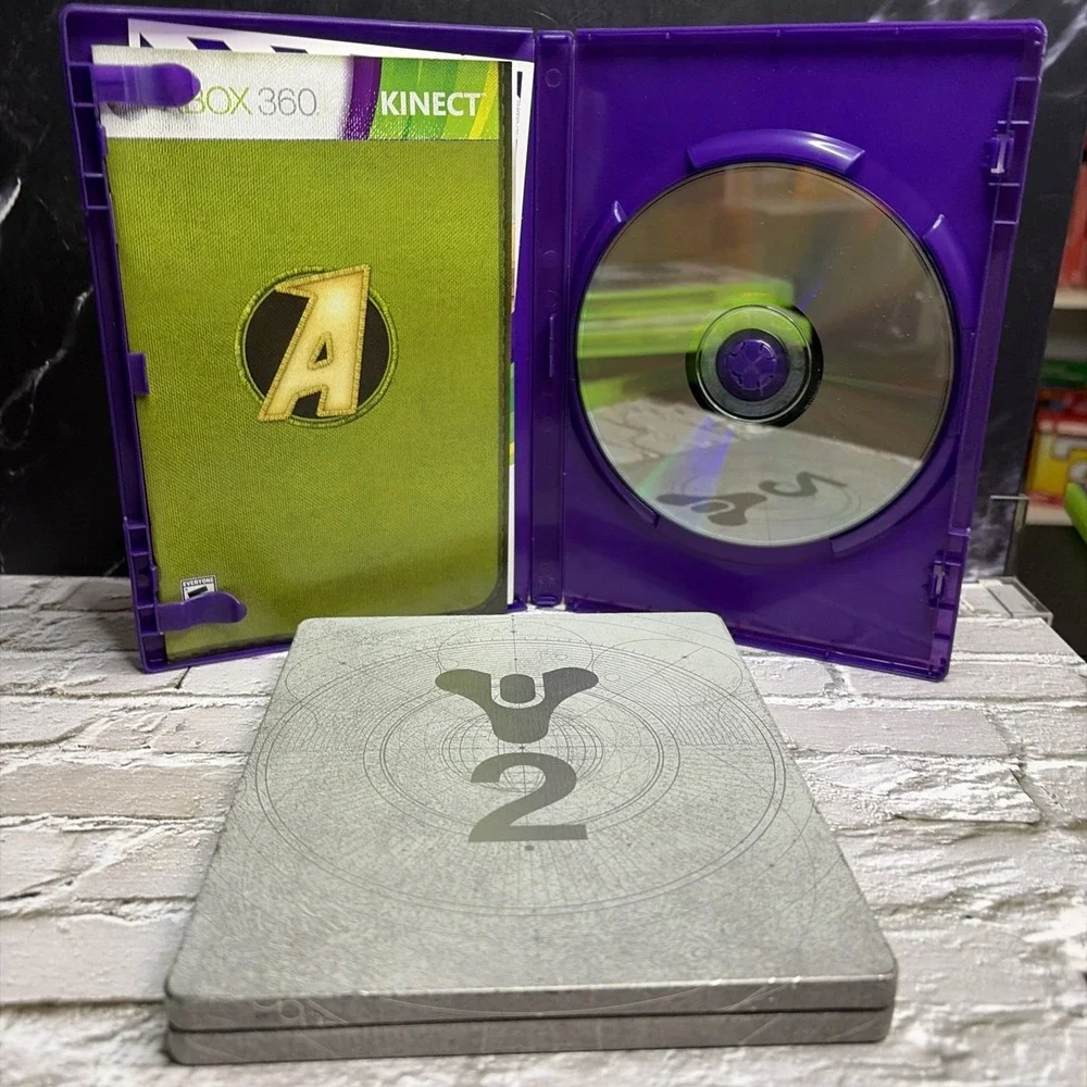 Bundle - Destiny 2 Steelbook (with Destiny Game Kinect Adventures Xbox 360 - T&W